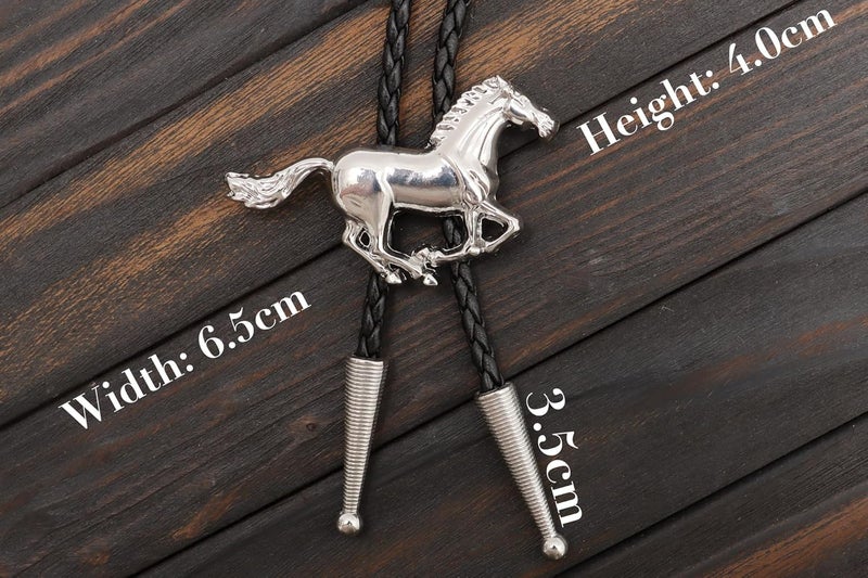 Wentur Bolo Ties for Men Western - Handmade 3D Horse Bolo Tie Design Cowboy Bolo Tie for Women Cowgirl Western Costume Accessories - Image 3